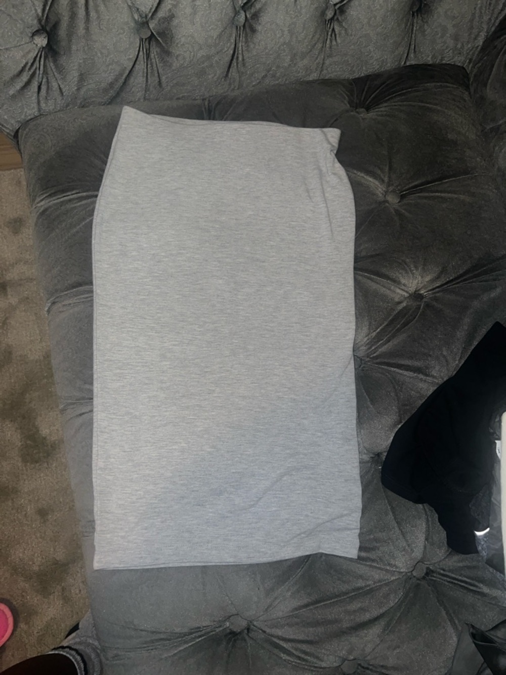 Forever 21 Light Gray Pencil Skirt